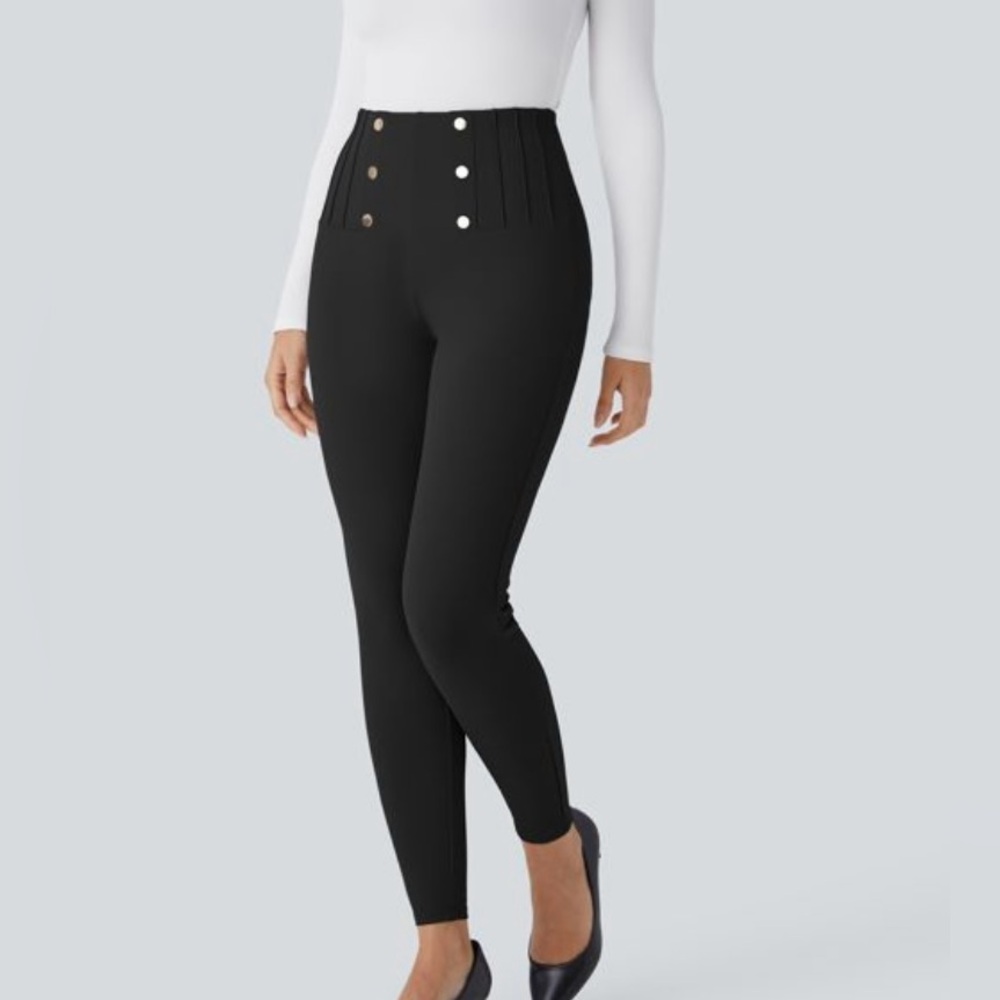 NWT Halara Flex Luxe Pants Skinny Black Medium